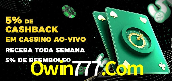 Promoções do cassino ao Vivo Owin777.Com